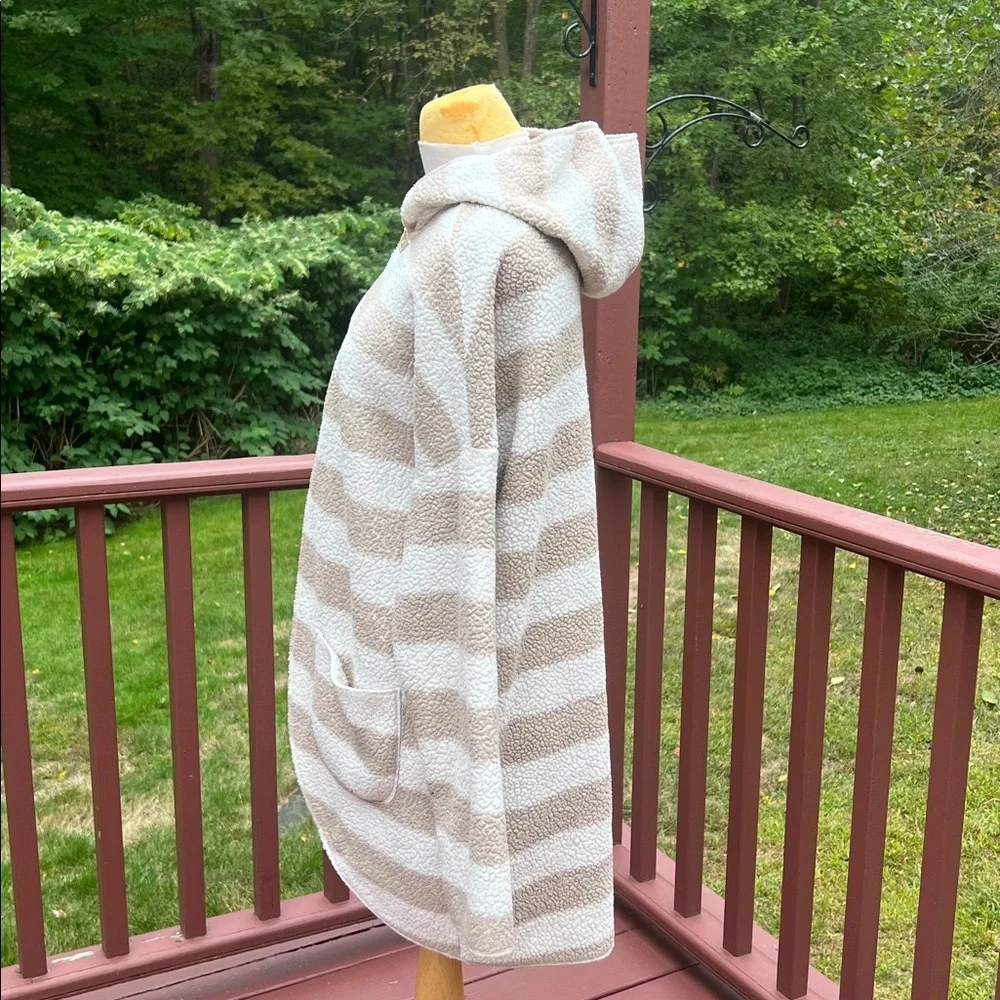 P.J.Salvage medium striped sleepwear /longewear hoodie .